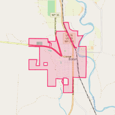 Map of Basin