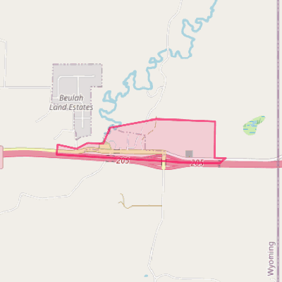 Map of Beulah