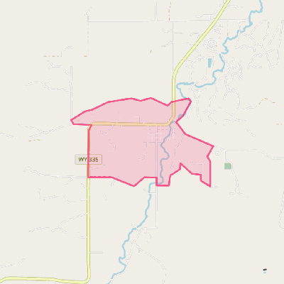 Map of Big Horn