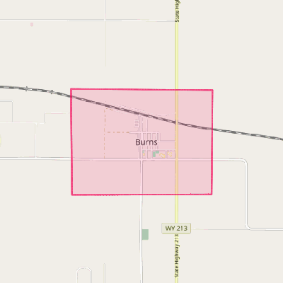 Map of Burns