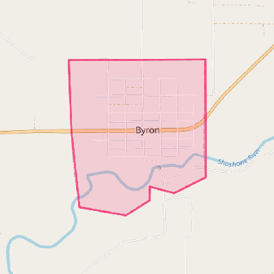 Map of Byron