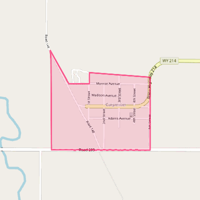 Map of Carpenter