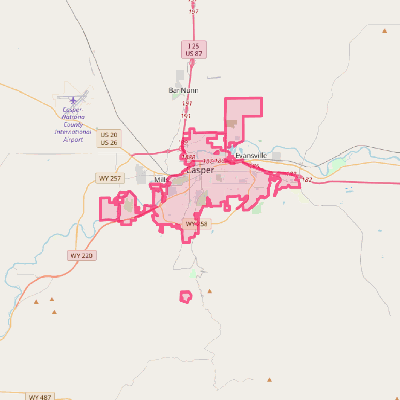 Map of Casper