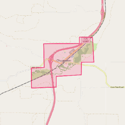 Map of Chugwater