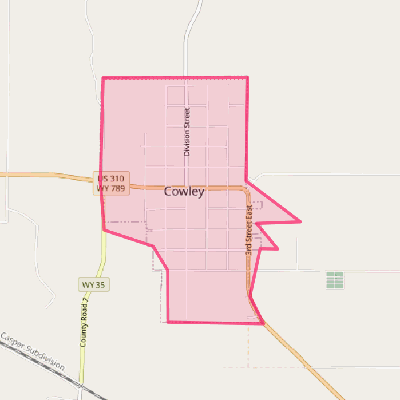 Map of Cowley