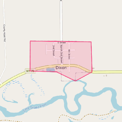 Map of Dixon