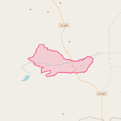 Map of Fort Washakie