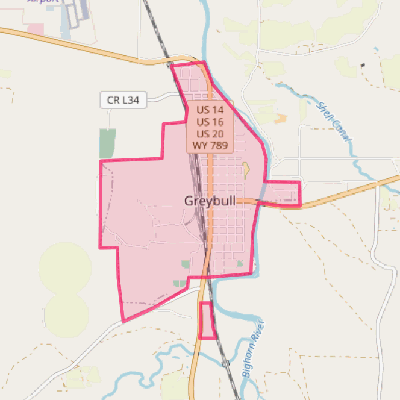 Map of Greybull