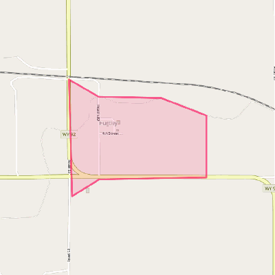 Map of Huntley