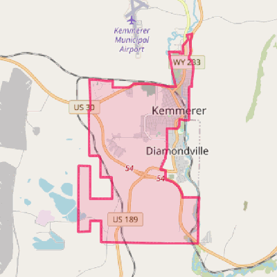 Map of Kemmerer