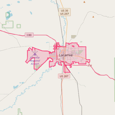 Map of Laramie