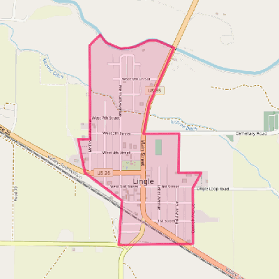 Map of Lingle