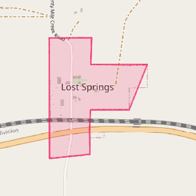 Map of Lost Springs