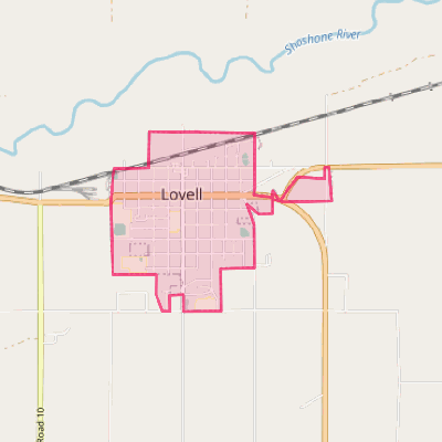 Map of Lovell