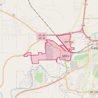 Map of Mills