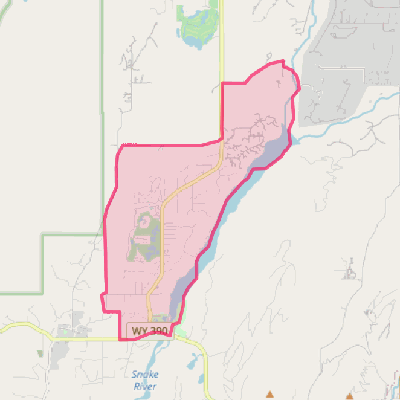 Map of Moose Wilson Road