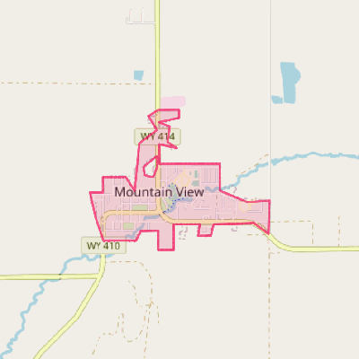 Map of Mountain View