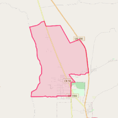 Map of North Rock Springs