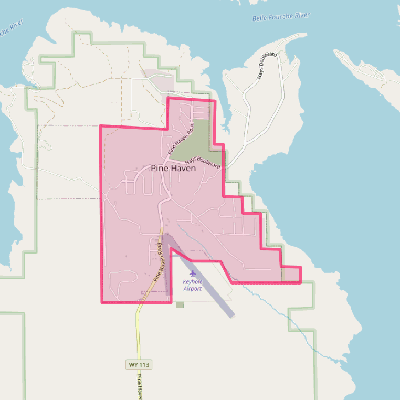 Map of Pine Haven