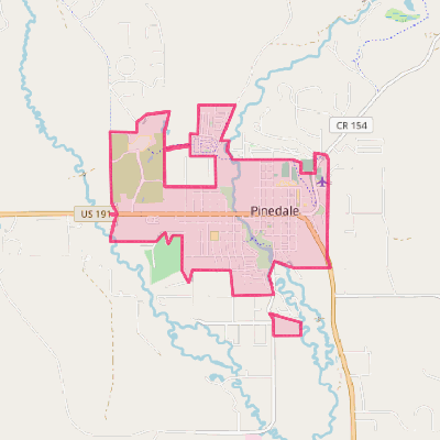 Map of Pinedale