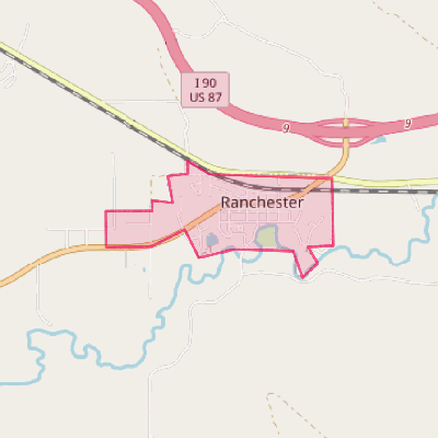 Map of Ranchester