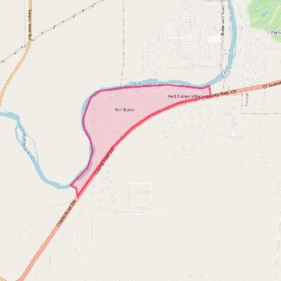 Map of Red Butte