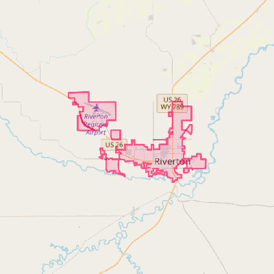 Map of Riverton