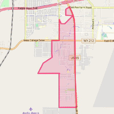 Map of South Greeley