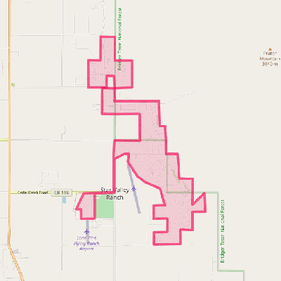 Map of Star Valley Ranch