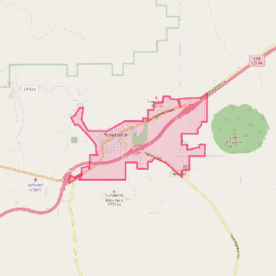 Map of Sundance