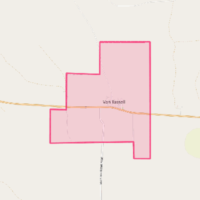 Map of Van Tassell