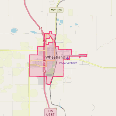 Map of Wheatland