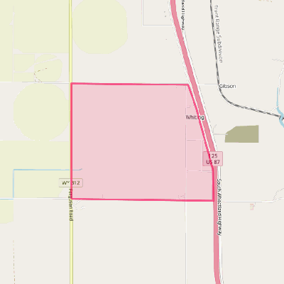 Map of Whiting