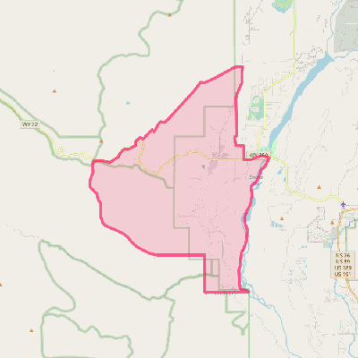 Map of Wilson