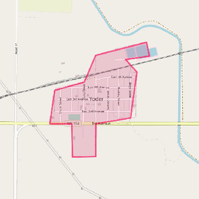 Map of Yoder