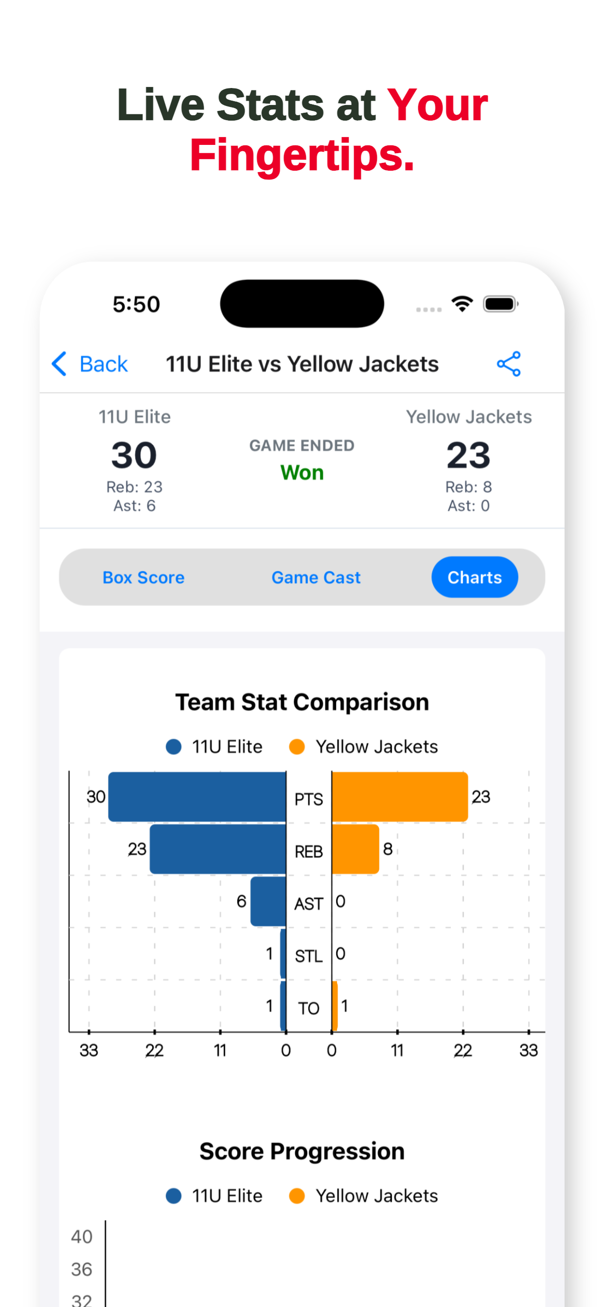 Stats Nerd App Screenshot