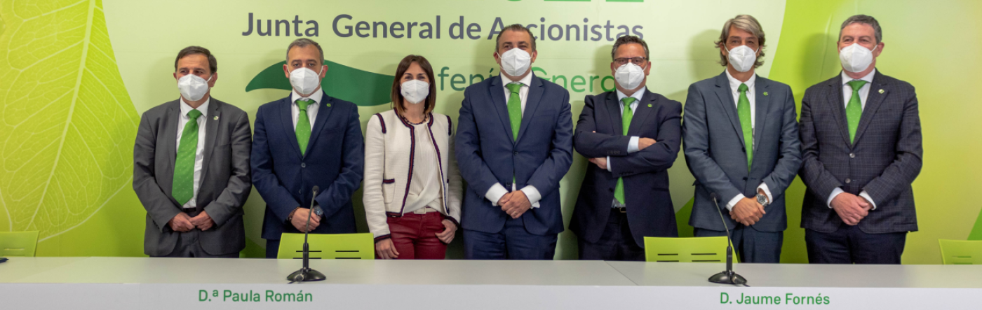 Junta General de Accionistas 2021 Feníe Energía