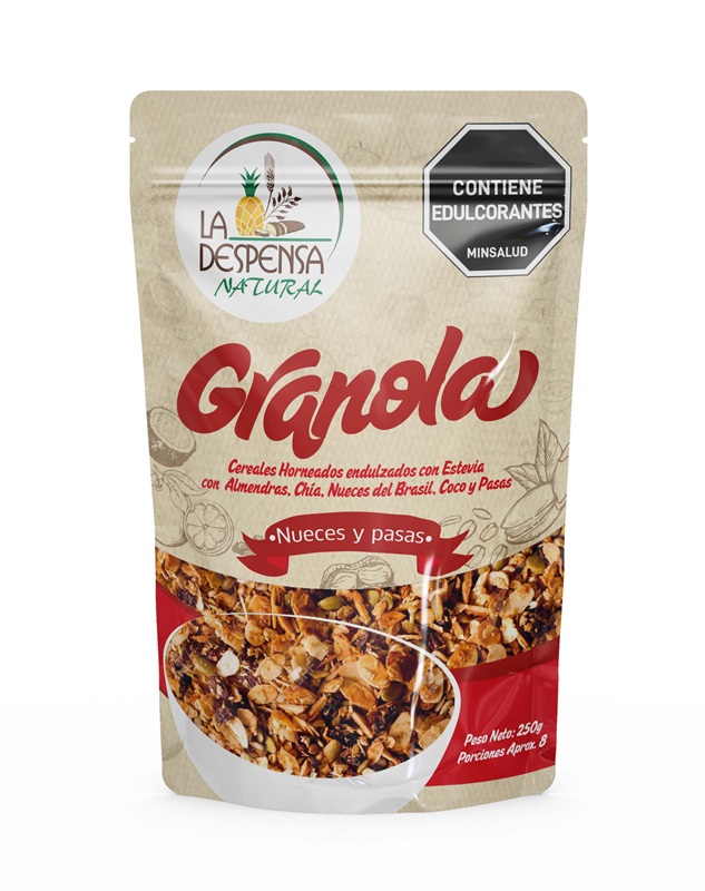 Granola Despensa*250G Nueces/Pasas
