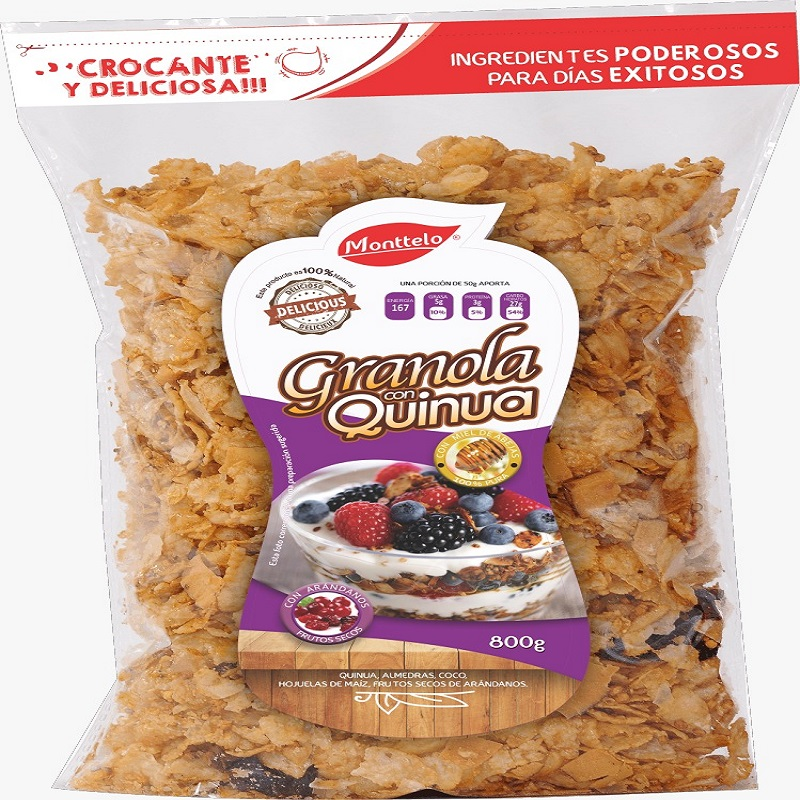 Granola Monttelo Quinua Arándanos *800G