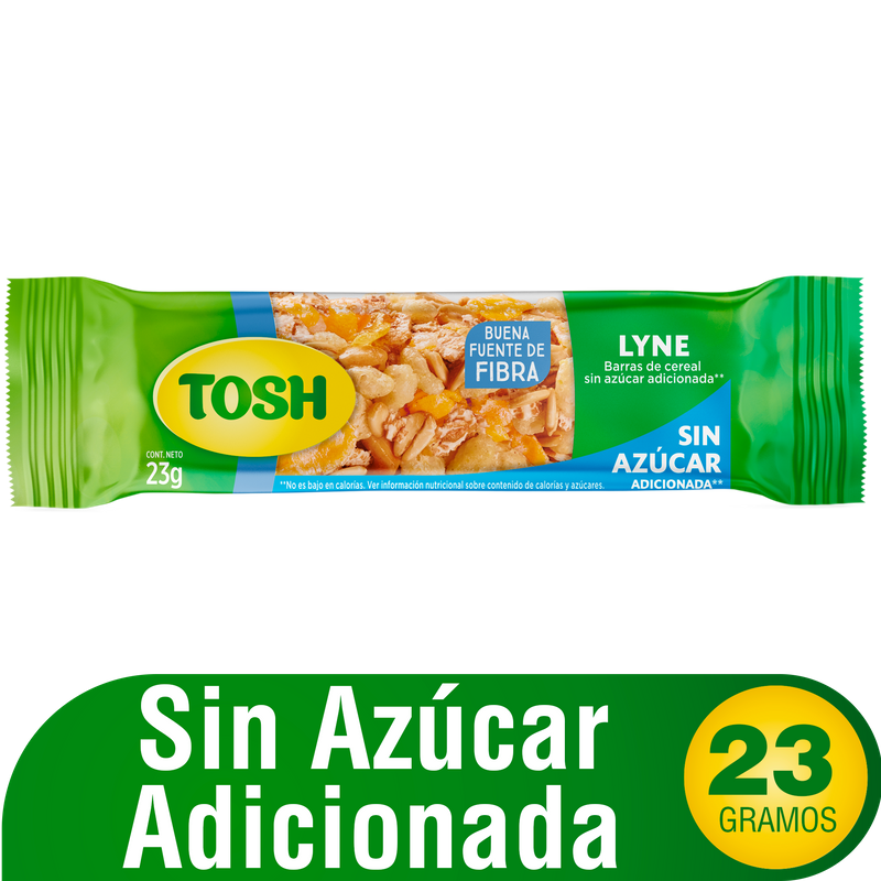 Granola Tosh Lyne Sin Azúcar Barra *23G