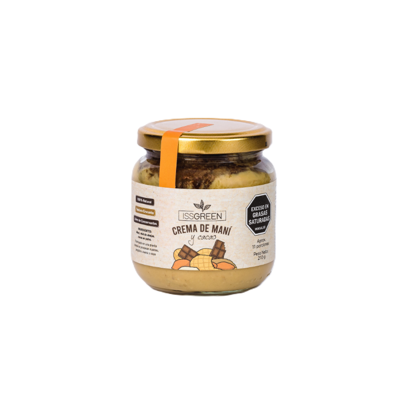 Crema Issgreen Maní Chocolate *210G