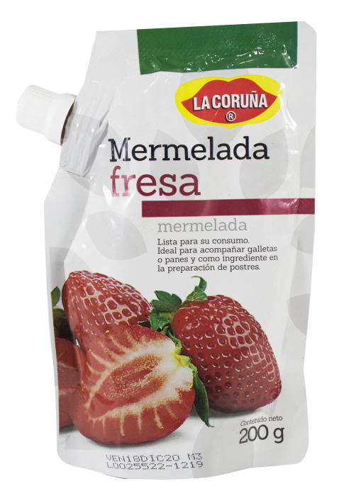 Mermelada La Coruña Fresa Doy Pack *200G