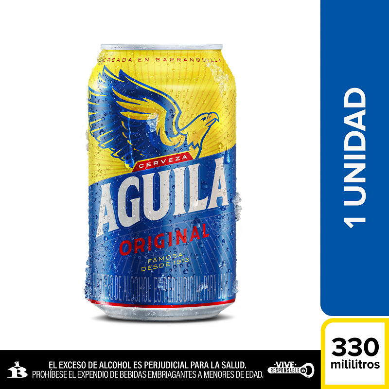 Cerveza Aguila Lata *330Ml