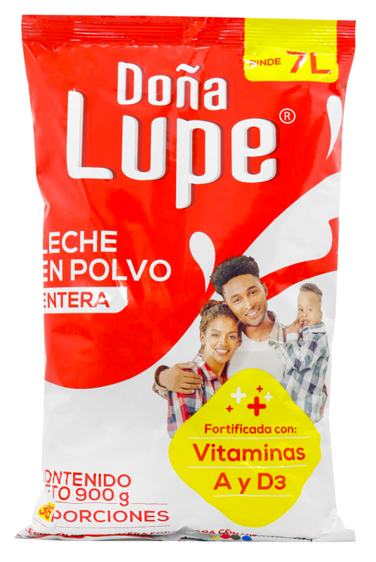 Leche Doña Lupe*900G Entera Polvo