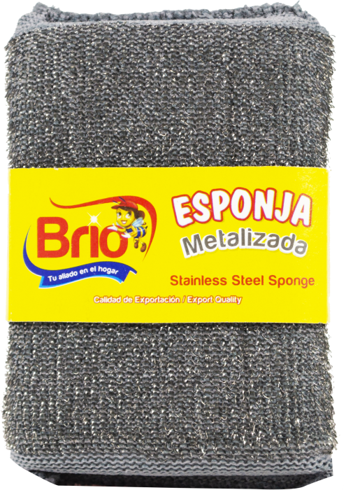 Esponja Brío Metalizada *1Und