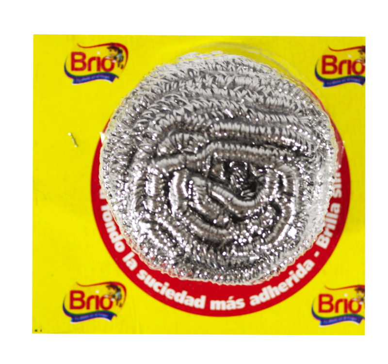 Esponjilla Brío Acero Inoxidable *1Und