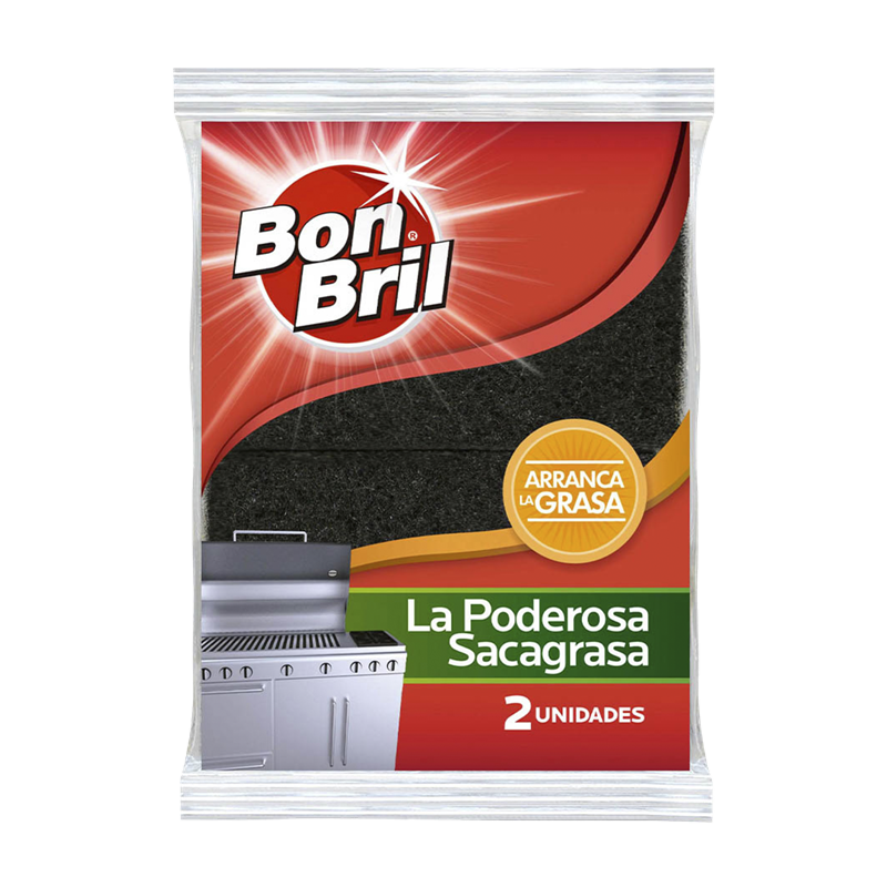 Fibra Abrasiva Bonbril Poderosa 2 unidades