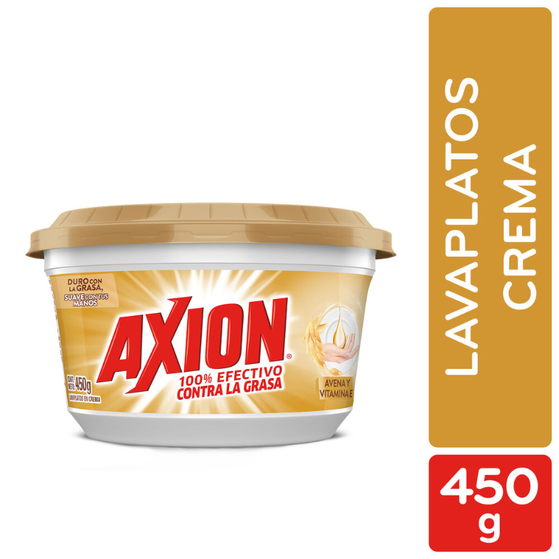 Lavaplatos En Crema Axion Avena 450G