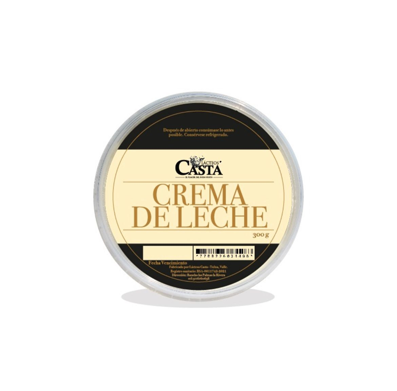 Crema De Lech Casta Alta En Grasa *300G
