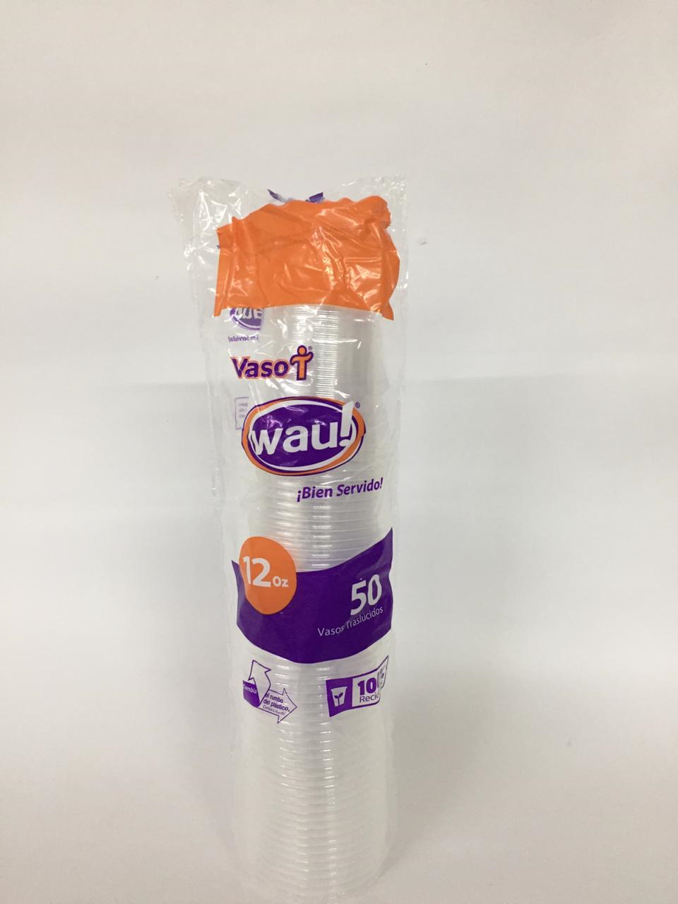 Vaso Vasote*12Oz*50Und Desechable Traslucido